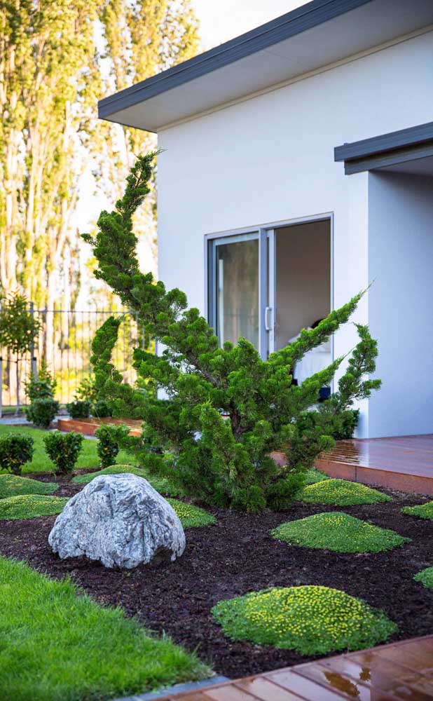 Si l'intention est de créer un jardin au style oriental Kaizukas, misez aussi sur les pierres et les allées. 