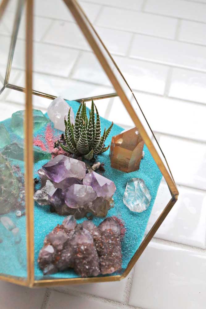 Petit terrarium zen pour transmuter l'énergie de la maison