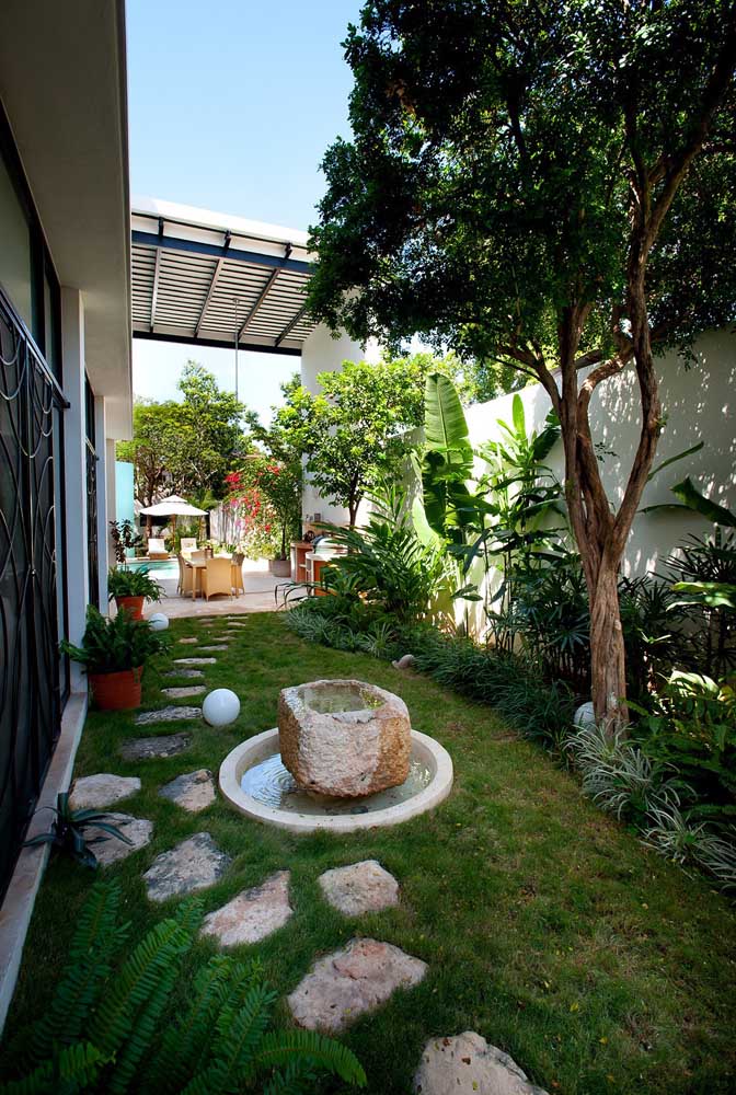 Profitez de la polyvalence du jardin Zen pour améliorer les espaces de votre maison, même ceux qui passent inaperçus, tels que les couloirs et les dos