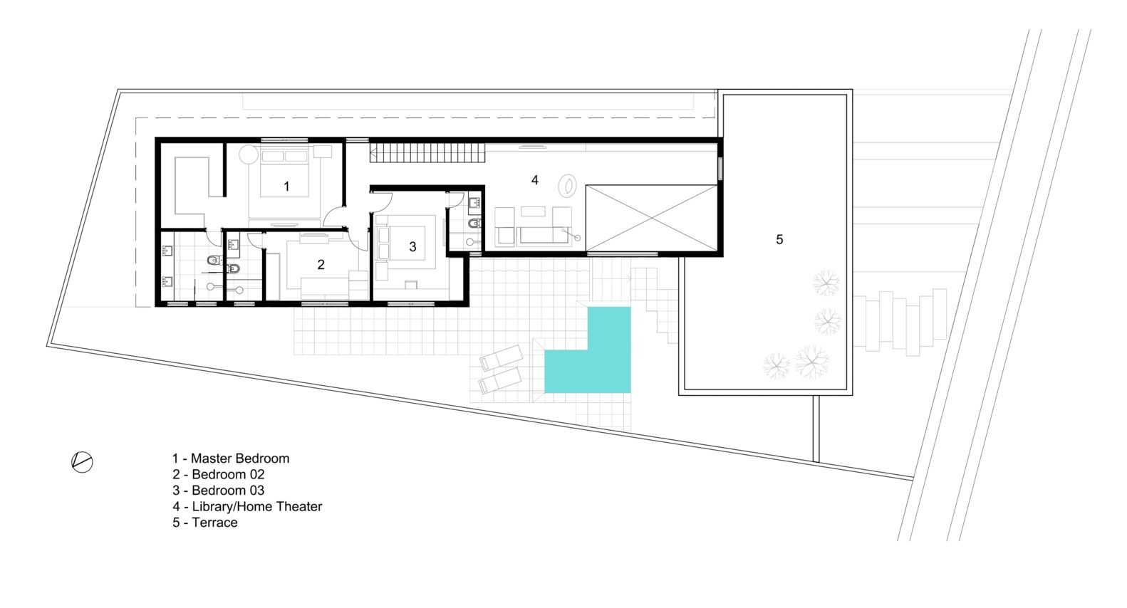 Plan d'étage de la maison