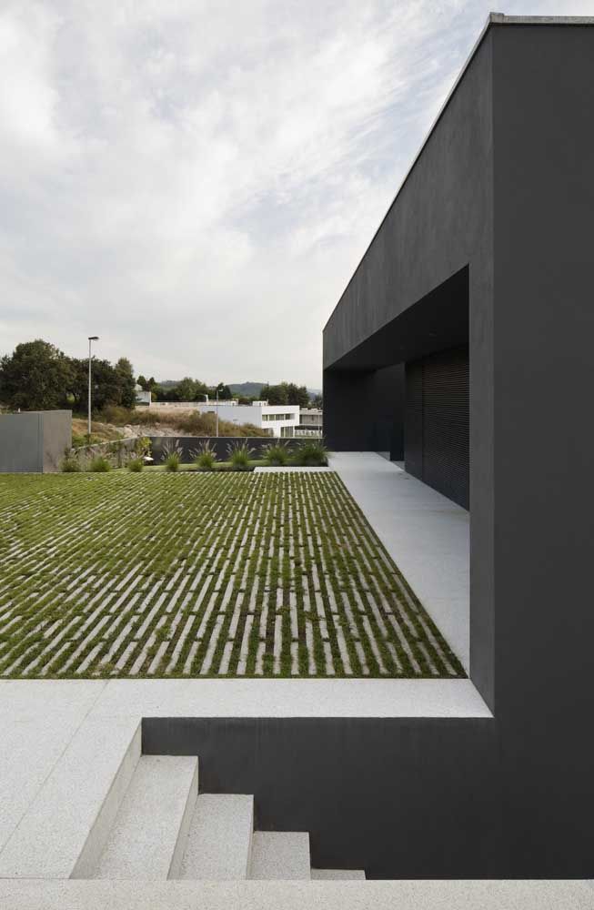 Dans les façades modernes, le concregramme peut fonctionner comme une sorte de jardin minimaliste