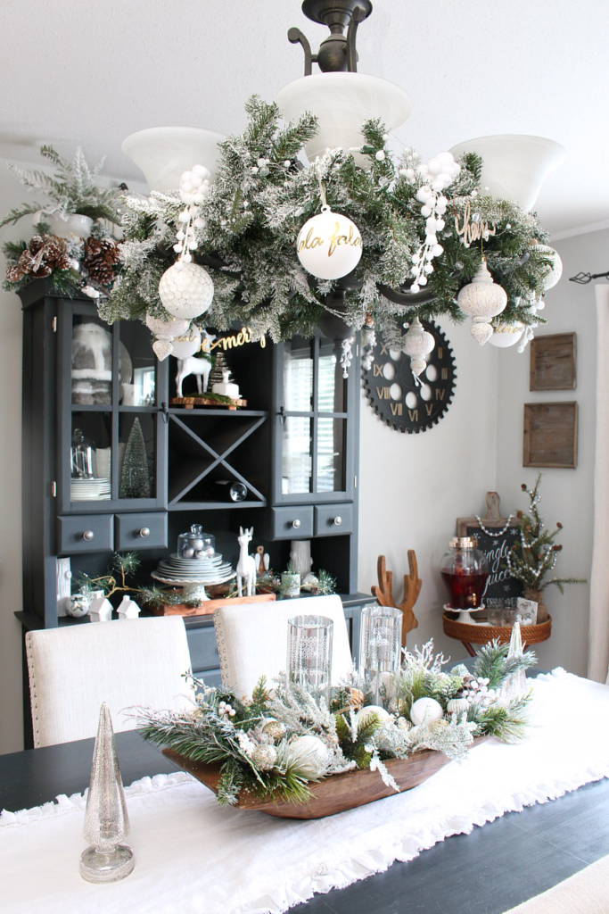 decoration noel interieur : 10 centres de table de Noël faciles à